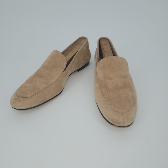 J.CREW Shoes - J. Crew Cleo Tan Suede Leather Driving Shoes Flats Loafers Women's Size 9 M